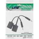 InLine Audio über RJ45 passiv, Klinke 3,5mm Stecker / RJ45 Buchse, max. 50m, 2er Pack