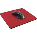 InLine® Maus-Pad 250x220x6mm, rot