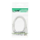 InLine Micro-USB 2.0 Kabel, USB-A Stecker an Micro-B Stecker, weiß, 1,5m