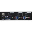 InLine KVM Desktop Switch, 2-fach, DisplayPort, USB 3.0 Hub, mit Audio