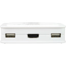 InLine KVM Switch, 2-fach, HDMI, USB, mit Audio, integr....