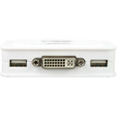 InLine KVM Switch, 2-fach, DVI-D, USB, mit Audio, integr....