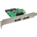 InLine Schnittstellenkarte, 2+2-fach SATA 6Gb/s, PCIe,...