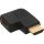 InLine® HDMI Adapter, Stecker / Buchse, seitlich links gewinkelt, 4K2K