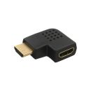 InLine® HDMI Adapter, Stecker / Buchse, seitlich...