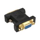 InLine DVI-A Adapter, Analog 12+5 Stecker auf 15pol HD...