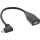 InLine® Micro-USB OTG Adapterkabel, Micro-B ST gewinkelt an USB A BU, 0,1m