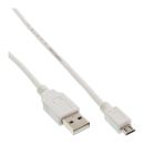 InLine Micro-USB 2.0 Kabel, USB-A Stecker an Micro-B...