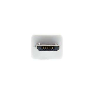 InLine Micro-USB 2.0 Kabel, USB-A Stecker an Micro-B Stecker, wei, 2m