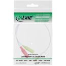 InLine® Headset Adapterkabel, 3,5mm Stecker an...