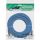 InLine® Patchkabel, S/FTP (PiMf), Cat.6, halogenfrei, Kupfer, blau, 5m