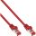 InLine® Patchkabel, S/FTP (PiMf), Cat.6, halogenfrei, Kupfer, rot, 5m