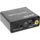 InLine® Audio DA-Wandler, Toslink & Cinch Eingang...