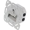 InLine Cat.6A Anschlussdose, AP/UP 2x RJ45 Buchse, RAL9010, weiß, waagrecht