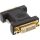 InLine DVI-D Adapter, Digital 24+5 Buchse an DVI-D 24+1 Stecker, verg. Kontakte