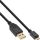 InLine® Micro-USB 2.0 Kabel, USB-A ST an Micro-B ST, vergoldete Kontakte, 0,5m