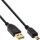 InLine USB 2.0 Mini-Kabel, USB A Stecker an MiniB Stecker (5pol.), schwarz, vergoldete Kontakte, 3m