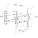 InLine Wandhalterung, für Display 81-140cm...