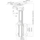 InLine Unterschrank-Halterung, für Monitore bis 68cm...