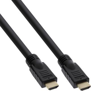 InLine® HDMI-High Speed Kabel mit Ethernet, Premium, 4K2K, ST/ST, schwarz, 5m