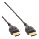 InLine® HDMI Superslim Kabel A an A, HS mit Eth.,...