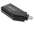 InLine OTG Mobile Card Reader, USB 2.0, für SD und...