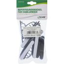 10er Pack Kabelmanager, mit Klebesockel, 8,5cm, schwarz