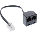 InLine® ISDN Verteiler 1x RJ45 ST / 2x RJ45 BU,...