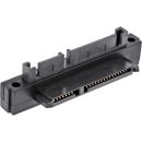 InLine SATA Adapter Stecker / Buchse, 22pol. (15+7), aufwärts gewinkel