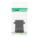 InLine® HDMI Adapter zum Einbau mit Gewinde, HDMI A Buchse/Buchse, gewinkelt