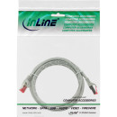 InLine® Patchkabel, S/FTP (PiMf), Cat.6, 250MHz, PVC, CCA, grau, 1m