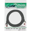 InLine® Patchkabel, S/FTP (PiMf), Cat.6, 250MHz, PVC, CCA, schwarz, 2m