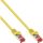 InLine® Patchkabel, S/FTP (PiMf), Cat.6, 250MHz, PVC, CCA, gelb, 2m