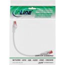 InLine® Patchkabel, S/FTP (PiMf), Cat.6, 250MHz, PVC, CCA, weiß, 0,3m