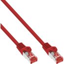 InLine® Patchkabel, S/FTP (PiMf), Cat.6, 250MHz, PVC, CCA, rot, 5m