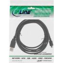 InLine Micro-USB 2.0 Kabel, Schnellladekabel, USB-A Stecker an Micro-B Stecker, schwarz, 2m