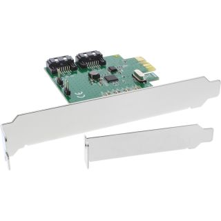 InLine® Schnittstellenkarte, 2-fach SATA 6Gb/s, x1 PCIe 2.0, RAID 0/1/SPAN