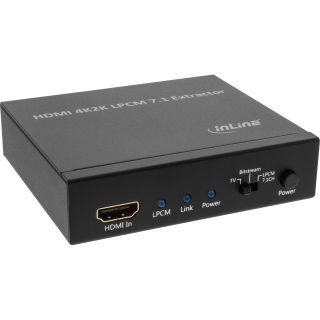 InLine® HDMI Audio Extraktor/Signaltrenner, Eingang 4K2K HDMI