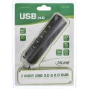 InLine® Smart Hub, 7-fach USB 3.0 / 2.0 Hub mit...