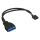 InLine USB 2.0 zu 3.0 Adapterkabel intern, USB 2.0 Mainboard auf USB 3.0 intern, 0,3m