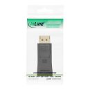 InLine® DisplayPort Adapter, DP ST auf HDMI BU, 4K2K, mit Audio, schwarz