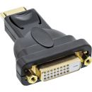 InLine DisplayPort Adapter, DisplayPort Stecker auf DVI-D...