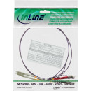 InLine® LWL Duplex Kabel, LC/ST, 50/125µm, OM4,...