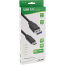 InLine® USB 3.2 Gen.1x2 Kabel, USB-C Stecker an A...