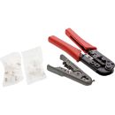 InLine® Crimpzangen-Set für RJ45 ST, inkl....