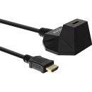 InLine® HDMI-HS Verl. m. Standfuß, m. Eth.,...