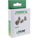 InLine® Schraubenset, f. 2,5" HDD/SSD, 3mm,...