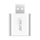 InLine USB Audio Soundkarte, Aluminium Gehäuse