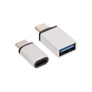 InLine USB OTG Adapter-Set, Typ-C Stecker an Micro-USB...