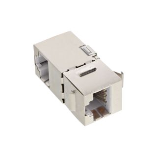 InLine RJ45 Buchse / Buchse Einsatz gewinkelt 90°, SNAP-In, Cat.6 STP